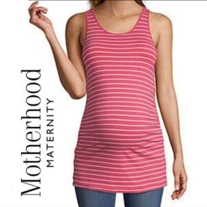 Motherhood Maternity Striped Tank Top